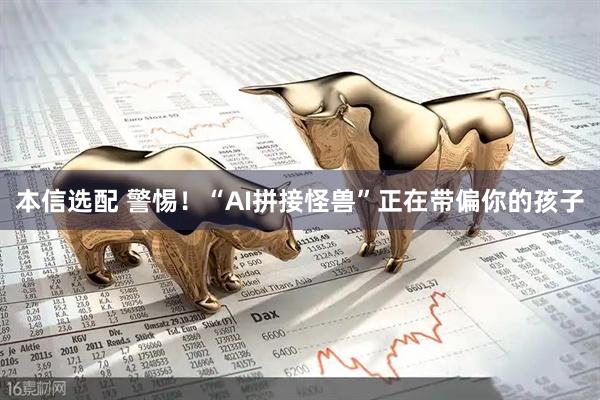 本信选配 警惕！“AI拼接怪兽”正在带偏你的孩子